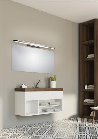 80cm Helestra ARGO LED Spiegel- & Wandleuchte in chrom