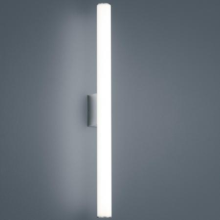 90cm Helestra LOOM LED Wandleuchte & Spiegeleuchte in Chrom & Transparent satiniert