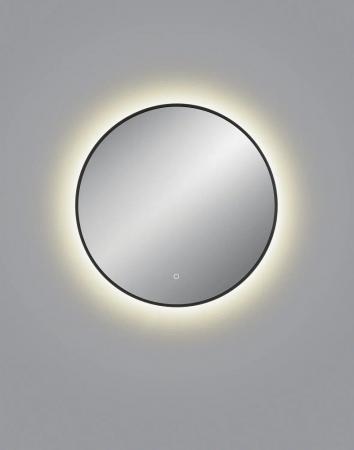 Helestra VIDO LED Lichtspiegel Ø 700 mm 35 W 760 lm 2700–6500 K Warmweiß bis Tageslichtweiß CRI 90–100 indirekt Sensor schwarz beheizbar
