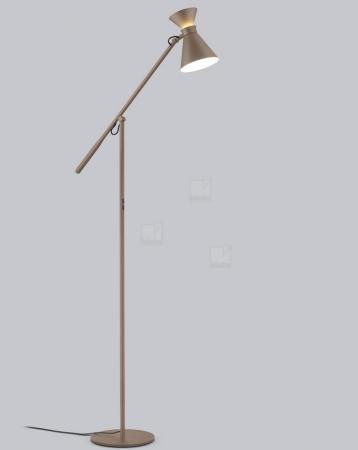 HELESTRA LUK LED Stehleuchte 10 W 680 lm 2700 K Warmweiß Coffee mit satiniertem Acrylglas dimmbar