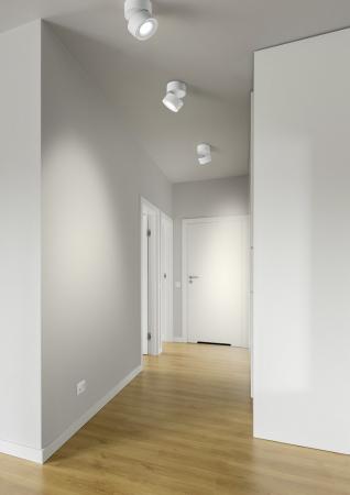HELESTRA NAKA LED Deckenstrahler 9 W 620 lm 2800 K Warmweiß dimmbar schwenkbar Weiß matt