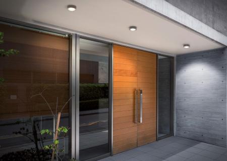 Helestra POSH A152005.93 LED-Deckenleuchte 6 W 3000 K Warmweiß, Graphit, 320 lm, IP65, nicht dimmbar