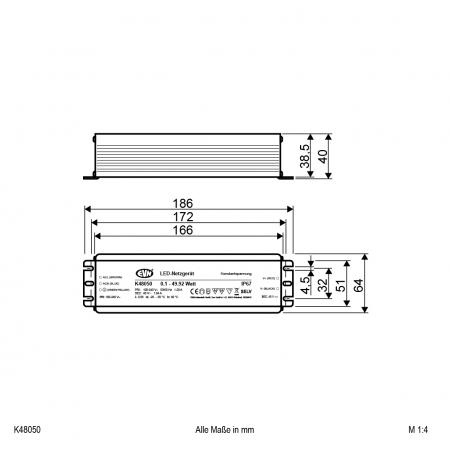 EVN 48V/DC LED-Netzgerät K48050
