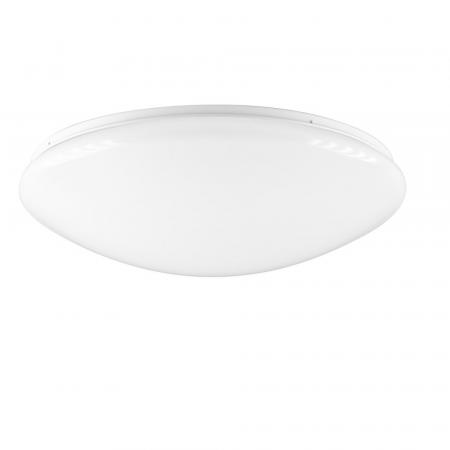 EVN Profi LED Anbauleuchte für Trppenhäuser und feuchte Umgebungen rund weiß IP44 18W 3000K warmweißes Licht