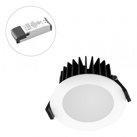 SOLIDO L44100101 LED Deckeneinbauleuchte 10W 6000K Weiß dimmbar IP54 Einbaudurchmesser 85 mm