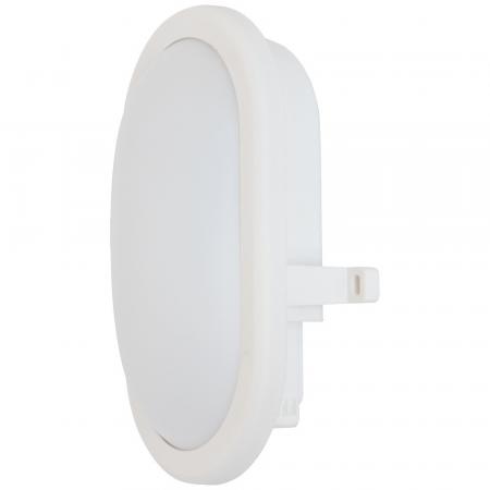 EVN Schlcihte LED Wandlampe weiß warmweißes Licht matter Diffusor in&out IP44 feuchtraumgeeignet