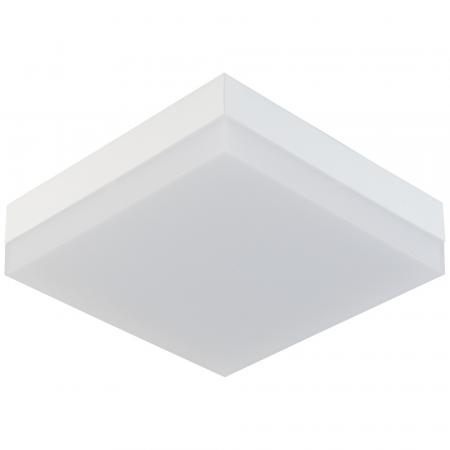 EVN Quadratische LED-Deckenleuchte weiß IP20 20W 3000K warmweißes Licht mit starken 1600lm