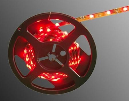 Bioledex LED Streifen 12V 5W je m 60LED je m 5m Rolle rot