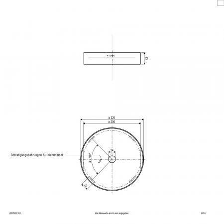EVN LED Deckenleuchte rund weiß IP20 24W 3000K 1750lm DIMM