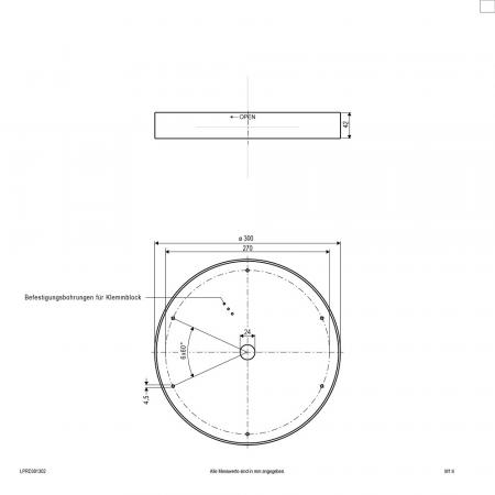 EVN LED Deckenleuchte rund IP20 30W 3000K warmweißes dimmbares Licht