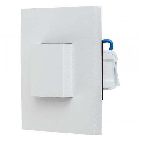 EVN LED Wandeinbauleuchte 2-fach - up&down weiß IP44 1.8W 3000K warmweißes Licht feuchtraumgeeignet EinbauØ55