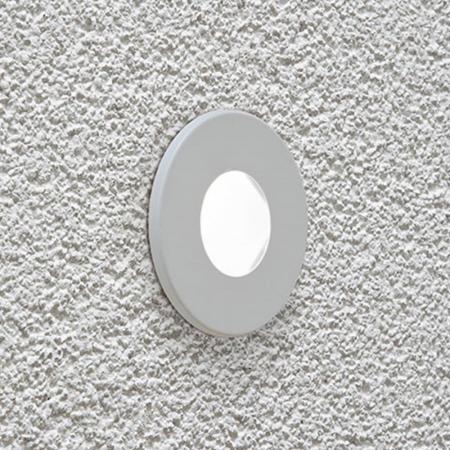 EVN LED Wandeinbauleuchte weiß IP44 12V/DC 0.6W 6000K mit kaltweißem Licht feuchtraumgeeignet EinbauØ55
