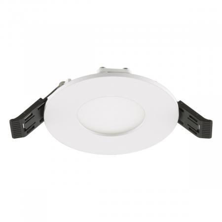 EVN LTR080125 LED Einbaupanel 5W 470lm 3000K/4000K IP54 rund weiß Ø85mm Einbaudurchmesser 68mm