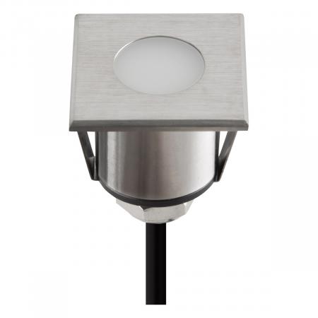 EVN P-LED Bodeneinbau Leuchte quadratisch P67 12V/DC 1W 3000K
