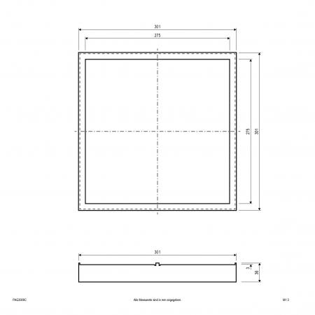 EVN Gehäusering für Anbauleuchte PAQ300125 PAQ3009C