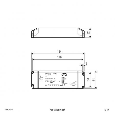 EVN 24V/DC LED-Netzgerät SLK24075