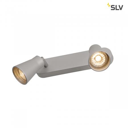AVO CW Double Wand- und Deckenstrahler silber SLV 1000891