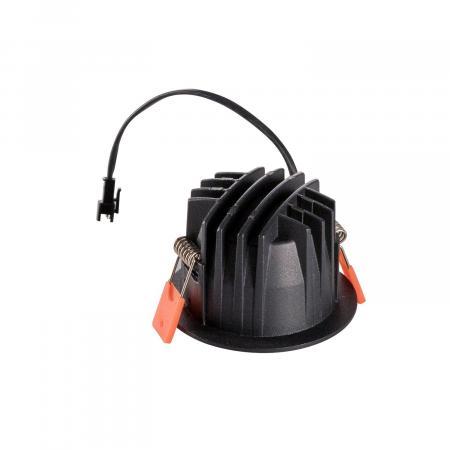 SLV 1003774 NUMINOS DL S Indoor LED Deckeneinbauleuchte schwarz/chrom 2700K 40° inkl. Blattfedern