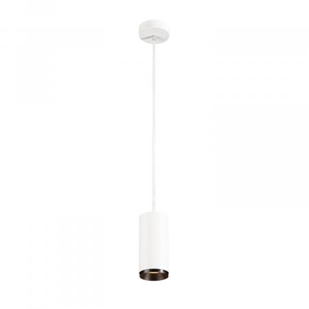SLV 1004247 NUMINOS PD PHASE M Indoor LED Pendelleuchte weiß/schwarz 2700K 36°
