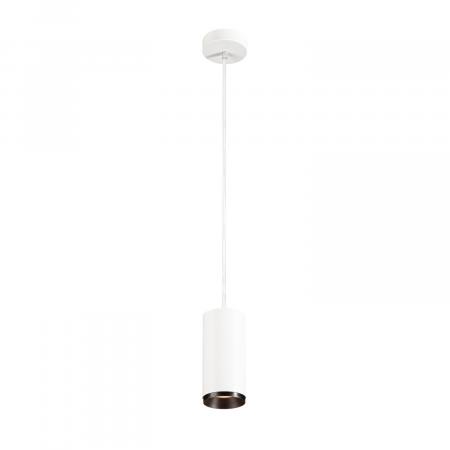SLV 1004254 NUMINOS PD PHASE M Indoor LED Pendelleuchte weiß/schwarz 3000K 24°