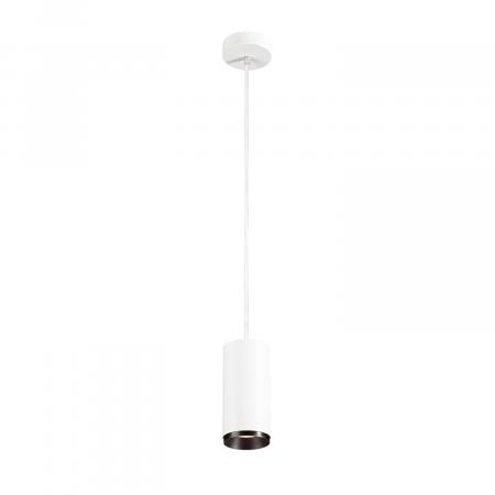 SLV 1004262 NUMINOS PD PHASE M Indoor LED Pendelleuchte weiß/schwarz 4000K 24°
