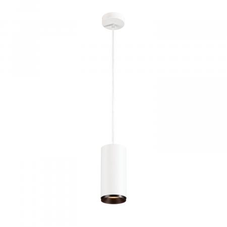 SLV 1004352 NUMINOS PD PHASE L Indoor LED Pendelleuchte weiß/schwarz 3000K 60°
