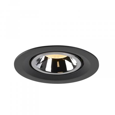 SLV 1005947 NUMINOS GIMBLE M Deckeneinbauleuchte schwarz / chrom 3000K 55°