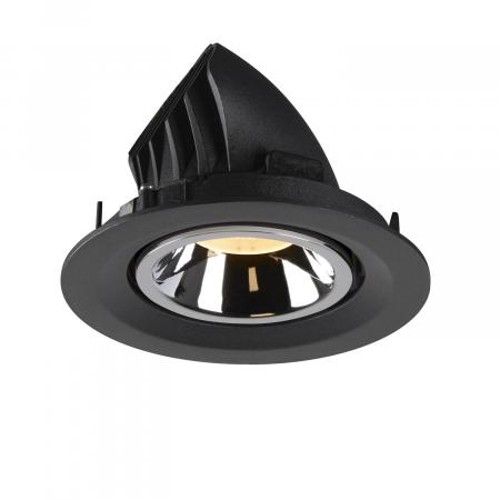 SLV 1005947 NUMINOS GIMBLE M Deckeneinbauleuchte schwarz / chrom 3000K 55°