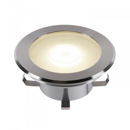 SLV 1006106 DASAR FLAT 120 EL LED Bodeneinbauleuchte 7W 490 lm 3000K Edelstahl
