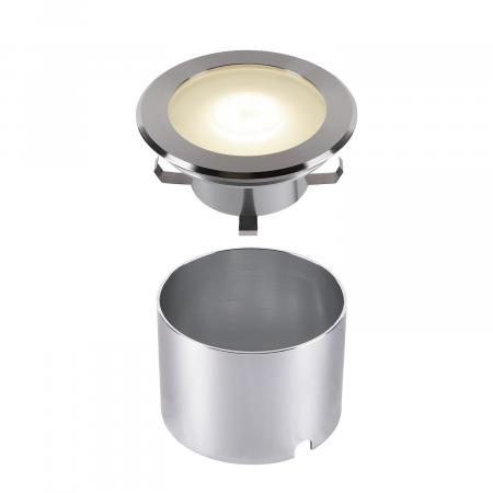 SLV 1006106 DASAR FLAT 120 EL LED Bodeneinbauleuchte 7W 490 lm 3000K Edelstahl