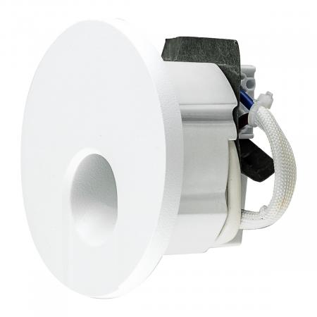 EVN W200102 MURUS LED-Wandeinbauleuchte rund 75 mm 3000 K Weiß Einbaudurchmesser 60 mm