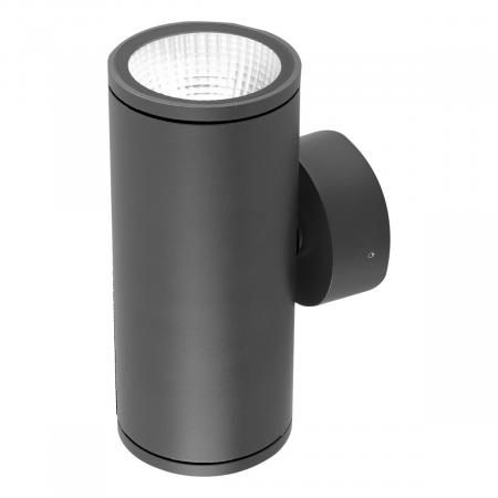 EVN W65271602 FIRO LED-Wandleuchte 2-flammig 30 W 3000 K 2700 lm Anthrazit IP65 RAL7016