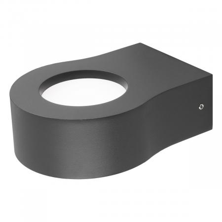 EVN WAU65081602 BUCO LED Wandleuchte 8 W 3000 K anthrazit IP65