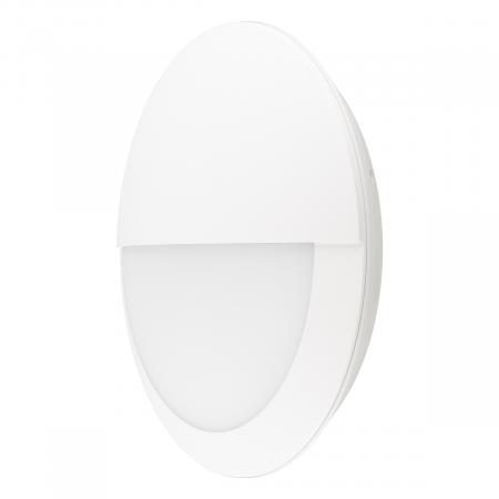 EVN WE30180125 HULK LED Wandanbauleuchte 9,5–18,5 W 3000/4000 K IP66 Weiß