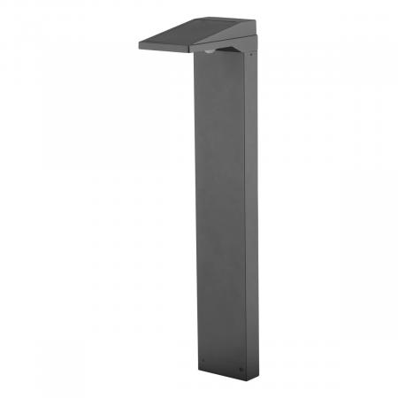 EVN WLS541502 SOLAR LED Wegeleuchte mit Dämmerungs- und Bewegungssensor, 1 W, 3000 K, 96 lm, IP54, 650 mm, Anthrazit