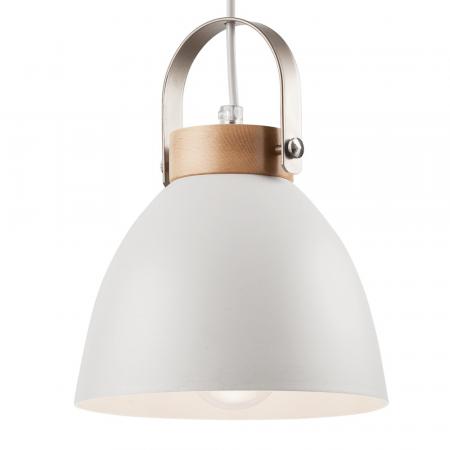 Bioledex Junges Wohnen Pendelleuchte Esszimmerlampe 2x E27 weiß Metall, Holz