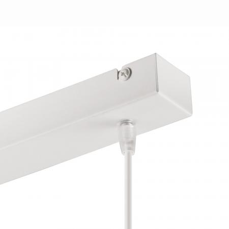 Bioledex Junges Wohnen Pendelleuchte Esszimmerlampe 2x E27 weiß Metall, Holz