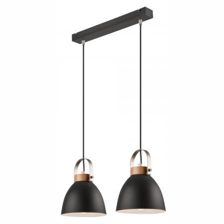 Bioledex Junges Wohnen Pendelleuchte Esszimmerlampe graphit-anthrazit Metall, Holz