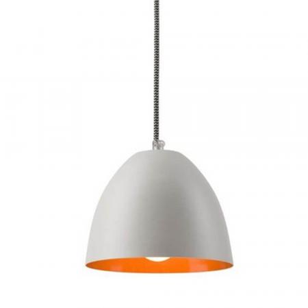 Bioledex Junges Wohnen Esstischlampe 3x E27 weiß Metall mit Textil Kabel