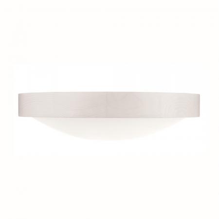 Bioledex Junges Wohnen Plafond Deckenleuchte 37cm in weiß aus Holz und Glas - gewölbter Diffusor