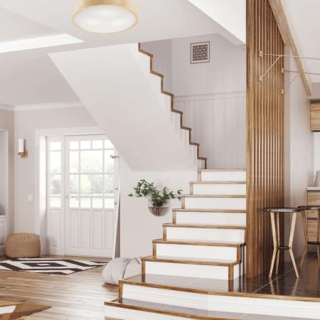 Bioledex Junges Wohnen Deckenleuchte Kiefer Holz und Glas