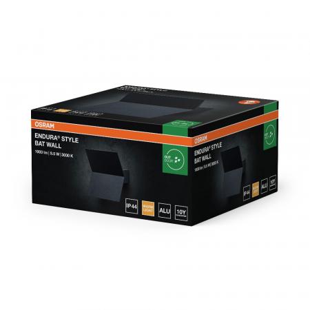 Osram ENDURA STYLE LED Wandleuchte Bat Anthrazit up&down