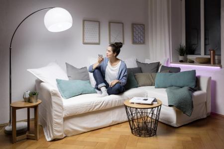 OSRAM SMART+ LED Kerzenlampe E14 Zigbee DIMM 4,9W wie 40W 2700K warmweißes Licht