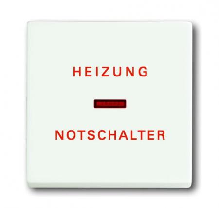 Busch-Jaeger 1789 H-884 Wippe mit Aufdruck mit kleiner roter Kalotte