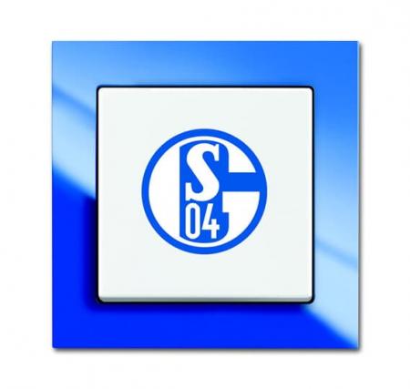 Busch-Jaeger 2000/6 UJ/02 Fanschalter FC Schalke 04 Aus- und Wechselschaltung
