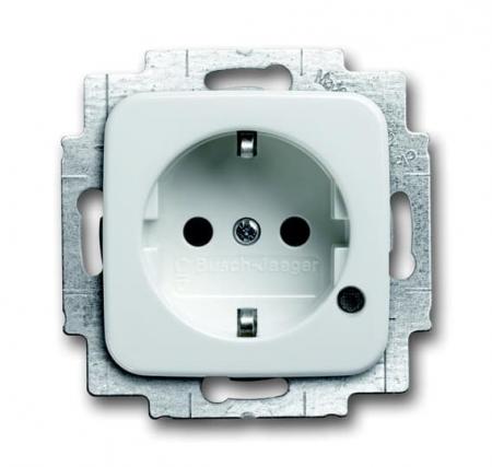Busch-Jaeger 20 EUCBL-214 SCHUKO® Steckdosen-Einsatz mit LED Kontrolllicht