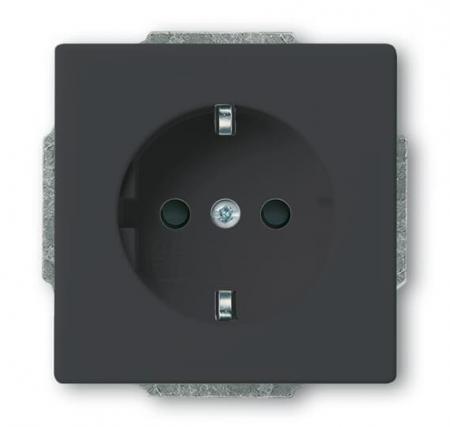 Busch-Jaeger 20 EUCBLI-81 SCHUKO® Steckdosen-Einsatz Busch-steplight® mit Nachtorientierungslicht