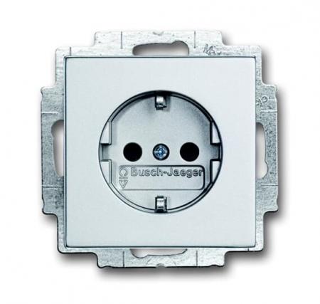 Busch-Jaeger 20 EUCBLI-83 SCHUKO® Steckdosen-Einsatz Busch-steplight® mit Nachtorientierungslicht