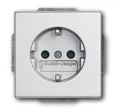 Busch-Jaeger 20 EUCRB-83 SCHUKO® Steckdosen-Einsatz ohne Spreize mit erh. Berührungsschutz