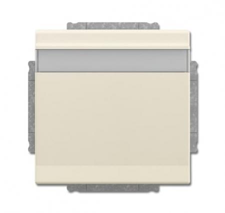 Busch-Jaeger 20 EUKNB-82 SCHUKO® Steckdosen-Einsatz mit Klappdeckel und Beschriftungsfeld